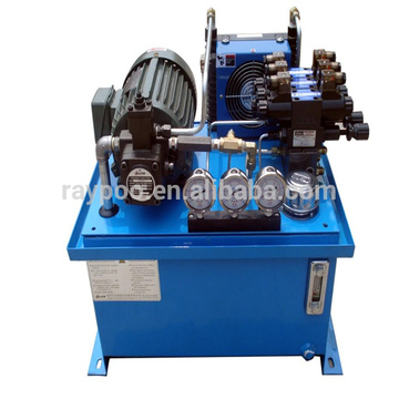 Custom made non standard coating machinery hydraulic station